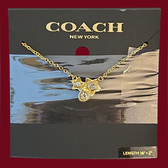 Coach Wildflower Cluster Necklace - Picture 1 of 2